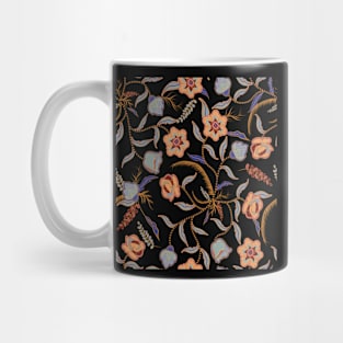 Seamless pattern  hand drawn  traditional  batik Mug